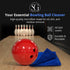 3-Pack 11.25"x11.25" Bowling Ball Cleaner Polishing Cloths Oil, Scuff, and Belt Mark Cleaner - Restores Tack
