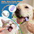 MIYIJHY 7PCS Pet Grooming Kit for Dogs and Catswith Storage Bag & Includes Dog Washing Gloveswith High-Density Teeth