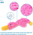 Best Pet Supplies Crinkle Dog Toy, Cute No Stuffing Duck with Soft Squeaker, Fun for Indoor Puppies, Light Pink