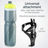 Schwinn Reflective Insulated Water Bottle and Holder Combo - Holds 26 Oz, BPA-Free Squeeze Sport Bottle