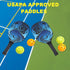 PATIKIL Pickleball Paddles Set of 4 with 4 Premium Wood Rackets, Cushion Grip, Balls, Towels, Carry Bag
