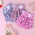 3 Pack QBD07XS CuteBone Female Dog Diapers with Skirts Reusable Puppy Dresses Pants for Heat Cycle Period