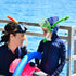 Kids Mask Fins Snorkel Set with Diving Mask, Snorkel, Adjustable Swim Fins, Mesh Bag for Snorkeling Swimming