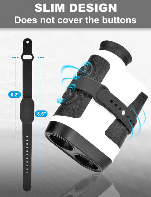 Golf Rangefinder Magnetic Holder Mount Strap for Golf Cart Frame, Adjustable Slim Range Finder
