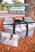 Pack: Pack Adventure & Organization Power Large Black Camp Chair Bag + Transparent & Store Bag