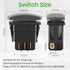 Forward Reverse FWD REV Switch 48V for Electric Golf Cart Club Car DS/Onward/Tempo/Precedent, Replacement Part