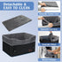 25lbs-Black PetsHome Dog Car Seat for Small Dogs, Detachable Washable Pet Booster Seat with Storage Pocket, Breathable