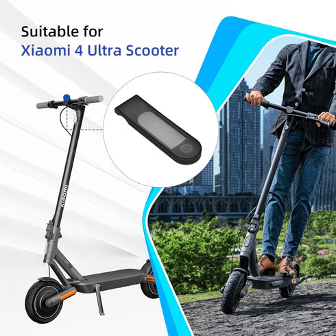 ulip Dashboard Cover Protective Case Transparent Waterproof Silicone Cover Scratch-Resistantin Dust Proof Circuit Board Protection Case for Xiaomi 4Ultra Electric Scooter