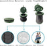 Camping,19.7" 880lbs,Retractable XXL Portable Toilet for H Adjustable Folding Toilet with Lid,Carry Bag,Capacity
