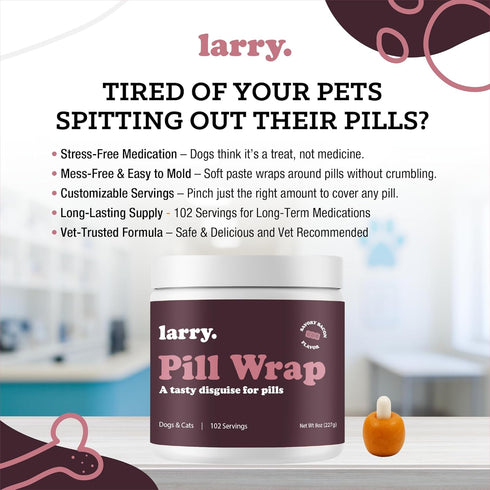 102 8 oz Bacon Pill Wrap for Dogs - Pet Pill Paste - Hide Dog Medication Pockets - Dog Treats for Medicine Hide Pill