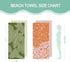 2 Pack 71"x32", Eunzel Microfiber Beach Towel, Quick Dry Travel Towel Large Sand Free Towel for Beach, Camping, Swim