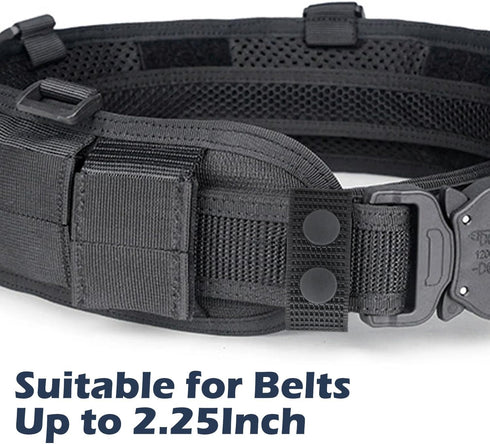 RFAdapter 2" inch Belt Keepers for Duty Belt, Nylon Keepers with Double Snaps for Wide Police Security Web Belt
