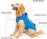 EXPAWLORER Polar Fleece Dog Hoodie with Pocket, Warm Cozy Sleeveless Sweater for Small to Large Dogs (Blue, S)