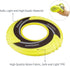 SKIPDAWG Interactive Dog Tug Toy, Dog Flying Disc Water Toy, Non-Toxic Light TPR/Nylon Fabric, 9 Inches Diameter
