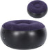 15 15 3 Yctze Stool Round, * * Portable Outdoor Camping Chair Inflatable Flocking Stool Footrest for Home Office Travel