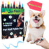 Quick Dry Dog Nail Polish, 8 Neon Bright Colors, Non Toxic Pet Safe Soft Brush Tip Nail Polish Pens for Dogs, Cats,