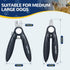PUP&PALS Large/Medium Dog Nail Clipper: Sharp Stainless Steel Blade with Anti-Slip Grip for Easy Cutting of Thick Claws