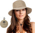 Zando Waterproof Bucket Hat for Men and Women - Rain Hat UPF 50+ Packable Outdoor Hiking Safari Fishing Hat