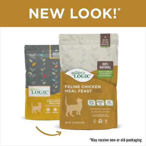 Nature's Logic Feline Chicken Meal Feast, 3.3 lb