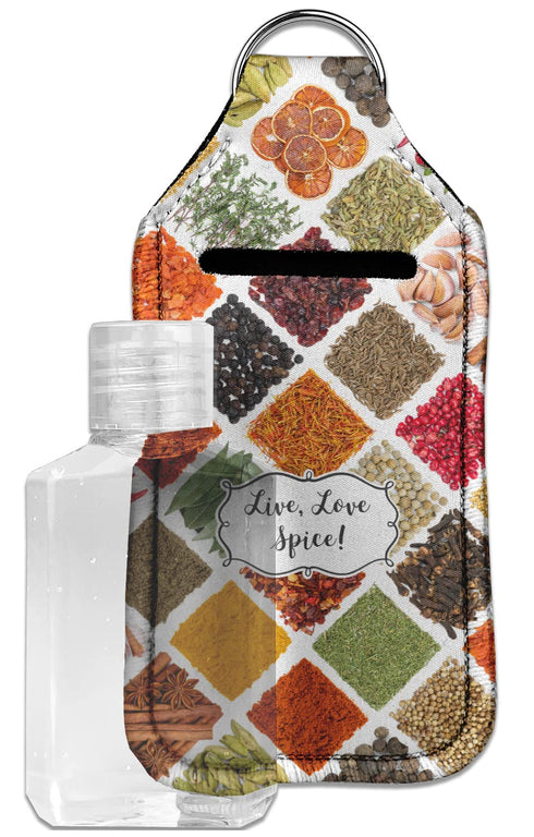 Personalized Spices Hand Sanitizer & Keychain Holder - Large