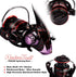 Fishing Rod and Reel Combos - 1.8M High Carbon Fiber Telescopic Fishing Pole with 12+1 Full Metal Ultra Smooth Reel