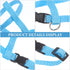 Adjustable Pet Rabbit Harness - Nylon Bunny Harness and Leash for Walking, Running, Outdoor (Blue) Medium