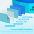 Swimming 48" 12") SLOOSH Foldable Dog Kiddie Pool - Portable Hard Plastic Doggie Pool, Anti-Slip Collapsible Pets Bath
