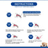 Candure Dog Nail Clippers - Professional Cat Nail Trimmers for Small to Medium Breeds with Safety Guard