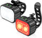 Super Bright Bike Light Set, IPX6 Waterproof Front and Back Lights with 8+12 Lighting Modes, USB Rechargeable LED