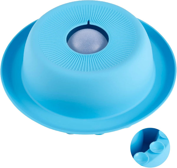 PEDAY Nonslip Dog Slow Feeder Lick Bowl with Ball, Enrichment Toy for