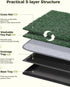 Petcozife 16"x20" 2pcs Dog Grass Pad with Tray, Grass Pad for Dogs Potty with Artificial Grass, Indoor Dog Litter Box