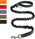 AUROTH Heavy Duty Bungee Dog Leash for Medium Large Dogs, No Pull with Shock Absorption, 2 Padded Handles, 4.5FT 6FT,