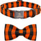 Fall Dog Collar with Bow Tie by Lionheart glory, Adjustable Halloween Dog Collar for Small Dogs