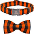 Fall Dog Collar with Bow Tie by Lionheart glory, Adjustable Halloween Dog Collar for Small Dogs