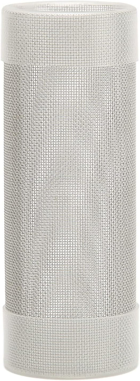 Fish Intake Strainer Filter Cover, Dense Openings Aquarium Filter Mesh, Stainless Steel Variable Diameter Design