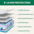 100 Count 28"x30" Large Dog & Cat Puppy Pee Pads - Absorbent Potty Training Pads | Leakproof Quick-Dry Disposable Pet