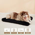 EHEYCIGA Fluffy XXL Dog Crate Pad, Plush Faux Fur Bed for Extra Large Dogs, Washable, Non-Slip Bottom, Black