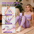 JHMFDDSB 10-100LB 360 Thigh Trainer Thigh Exerciser for Women, Enhanced Adjustable Resistance Inner Thigh Exerciser