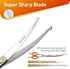 Fenice Peak 6'' Small Curved Scissors, Lightweight Dog and Cat Grooming Scissors with Safety Round Tip