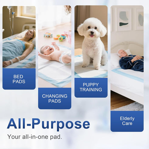 TIANSHILIHE 51"x36" 40 Count, Puppy Pee Pads for Dogs Extra Large Dog Pee Pads, XXXXL Leak-Proof & Super Absorbent Dog