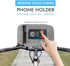 Large Bike Handlebar Bag with Phone Mount, Front Basket for Cycling Accessories, Includes Shoulder Strap