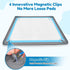 24 24 4 Puppy Pad Holder, x Dog Pee Pad Holder Tray with Magnetic Clips, No Spill Raised Edge Indoor Silicone Dog Potty