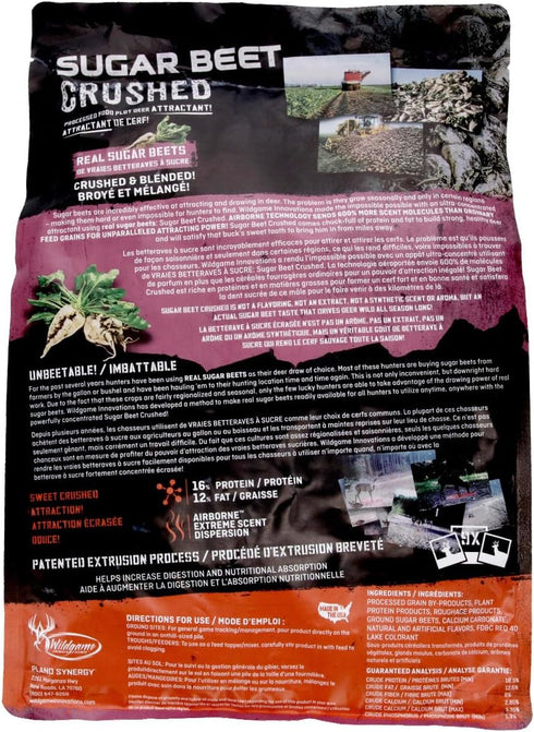 WILDGAME Innovations Sugar Beet Crushed Deer Attractant | Effective Ultra-Concentrated Nutrient-Filled Deer Feed