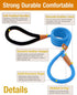 lynxking Dog Leash Slip Lead 5 6 8 FT, Strong Heavy Duty Braided No Pull Training Leash for Small Medium Large Dogs