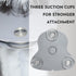 Turtle Brush with Suction Cup, Three High Suction Power Suction Cup Turtle Shell Cleaning Brush, Aquatic Turtle Tank