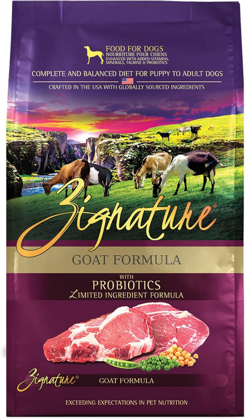 Zignature Goat Limited Ingredient Formula Dry Dog Food, 4 lb