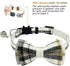 KUDES 2 Pack Cat Collars Set, Breakaway Cat Collar with Cute Bow Tie and Bell, Adjustable for Kitten and Puppies