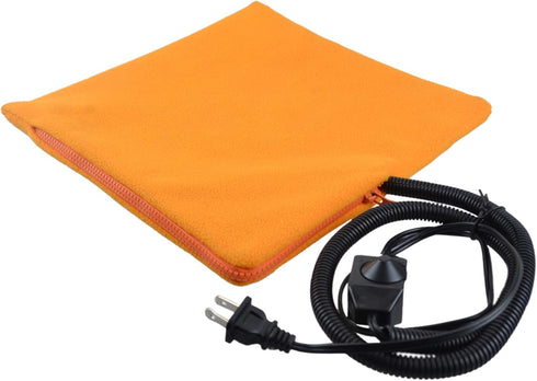 Rabbit Heated Pad with Cozy Fleece Cover for Bunny, Guinea Pigs Heater Heating Plate