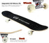 WHOME Skateboards for Adults/Kids, 31"x8" Pro Standard Complete Skateboard, 8-ply Alpine Maple Deck, ABEC-9 Bearings