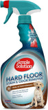 Simple Solution Hard Floor Pet Stain and Odor Remover | 32 Ounces Dual Action Cleaner for Sealed Floors